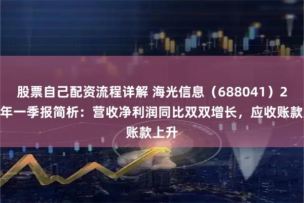 股票自己配资流程详解 海光信息（688041）2026年一季报简析：营收净利润同比双双增长，应收账款上升