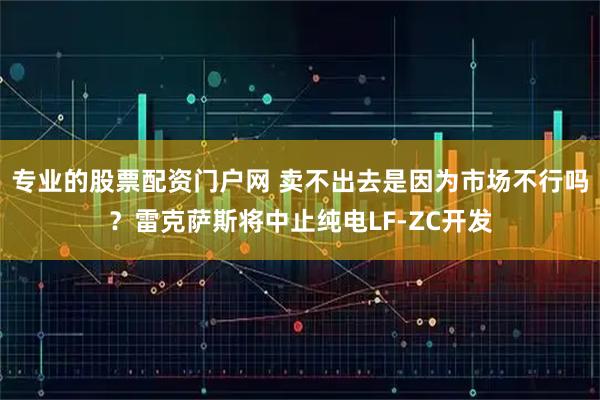 专业的股票配资门户网 卖不出去是因为市场不行吗？雷克萨斯将中止纯电LF-ZC开发